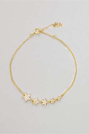 دستبند نقره زرد زنانه 925 عیار So Chic - کد 366963092