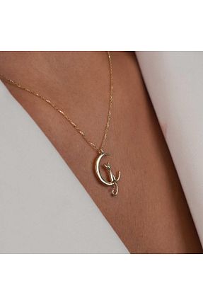 گردنبند طلا زرد زنانه 14 عیار İzgi Kuyumculuk - کد 815947072