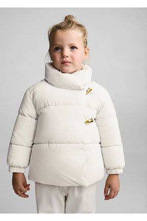 پالتو پشمی نباتی بچه گانه رگولار MANGO Baby - کد 855801146