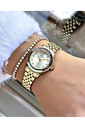 ساعت مچی طلائی زنانه 26-30 میلی متر Ferrucci - کد 860667496