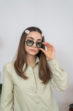 عینک آفتابی سبز زنانه UV400 Stil Noktası - کد 813948789