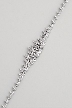 دستبند نقره سفید زنانه 925 عیار So Chic - کد 818097377