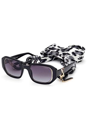 عینک آفتابی مشکی زنانه UV400 Guess - کد 238875957