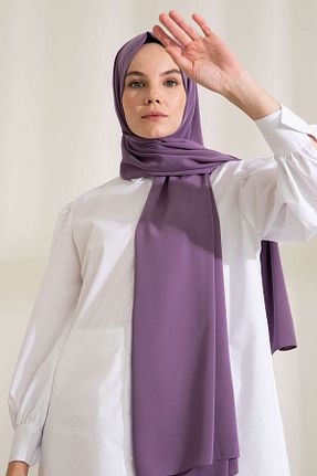 شال بنفش زنانه Medine İpeği PURESCARFS - کد 849617653