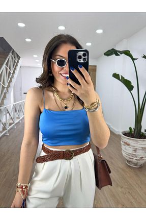 بلوز آبی زنانه ساده 2she - کد 819119155
