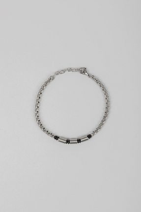 دستبند استیل (فولاد) متالیک مردانه استیل (فولاد) Stylesteel - کد 795924087