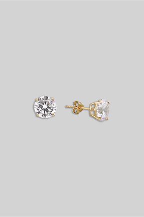 گوشواره نقره زرد زنانه 925 عیار So Chic - کد 801179492