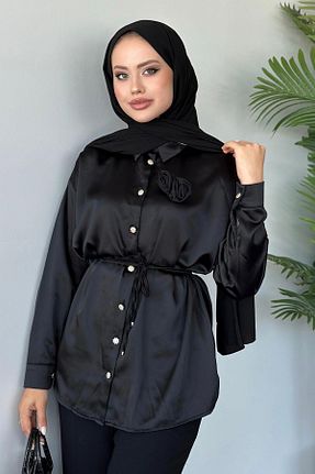 پیراهن حجاب مشکی زنانه 3/4 Boy HAZA MODA - کد 849905876