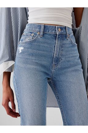 شلوار جین آبی زنانه پاچه ساده GAP - کد 859267597