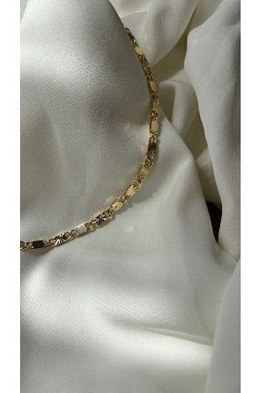 گردنبند استیل ( فولاد ) طلائی زنانه استیل ضد زنگ SteelbyBD - کد 851475830