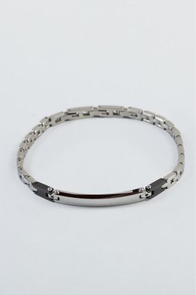 دستبند استیل (فولاد) متالیک مردانه استیل (فولاد) Stylesteel - کد 795925005