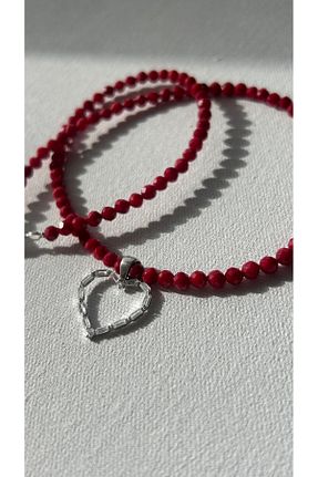 گردنبند جواهر رنگی زنانه سنگ طبیعی Doğaltaş Masalları - کد 860277967