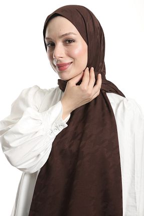 روسری قهوه ای شیفون m moon scarf - کد 849454961