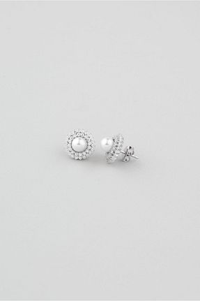 گوشواره مروارید سفید So Chic - کد 646097163