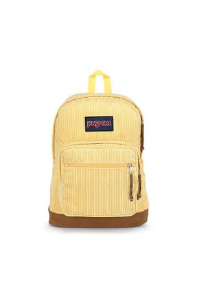 کوله پشتی زرد زنانه پارچه Jansport - کد 838716770