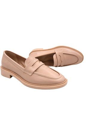 کفش کلاسیک بژ زنانه پاشنه کوتاه (1 - 4 سانتی متر) Park Moda - کد 764507407