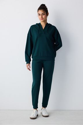 سوئیشرت سبز زنانه ساده Penti - کد 861159661