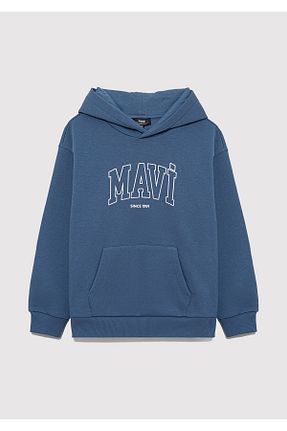 سوئیشرت آبی بچه گانه چاپی Mavi - کد 861187782