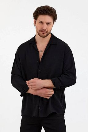 پیراهن مشکی مردانه اسلیم فیت byata.style - کد 276225998