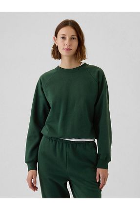 سوئیشرت سبز زنانه چاپی GAP - کد 859718332