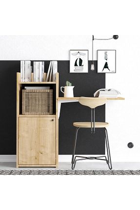 میز تحریر قهوه ای 100 سانتی متر Decormet - کد 636167106