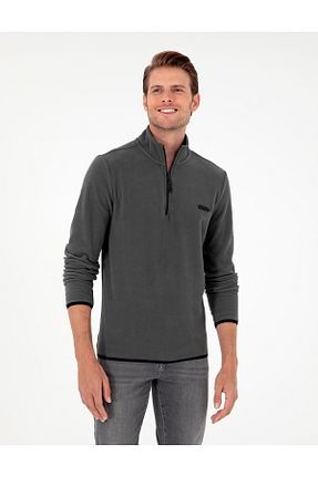 سوئیشرت طوسی مردانه ساده Pierre Cardin - کد 861212820