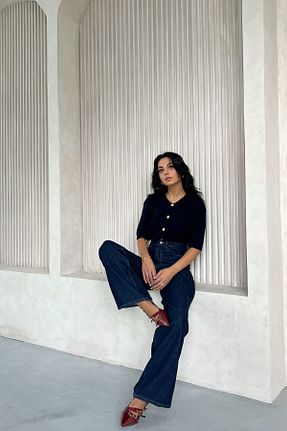 رویه سرمه ای زنانه رگولار Seda Yalçın Atelier - کد 861209877