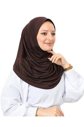 روسری قهوه ای پنبه ای Modish Group - کد 861218696