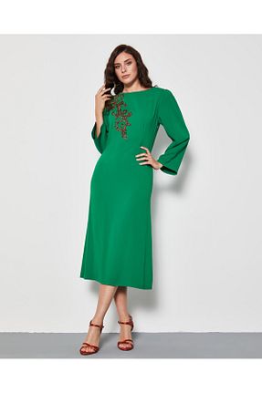لباس سبز زنانه بافتنی Serpil - کد 368181802