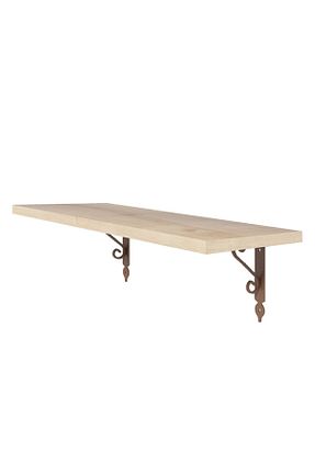 قفسه دیواری سفید 20 cm Decormet - کد 4486381