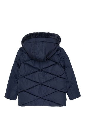 پالتو پشمی سرمه ای بچه گانه Fitted U.S. Polo Assn. - کد 854378719