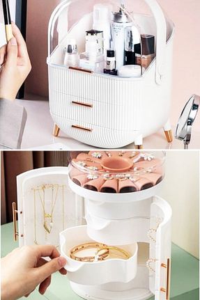 نظم دهنده جواهرات و آرایش سفید 1 پارچه Piev - کد 782529874