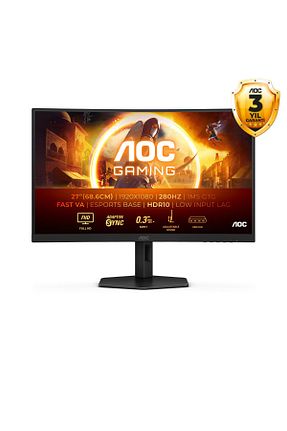 مانیتور گیمینگ مشکی 27 اینچ AOC - کد 861245217