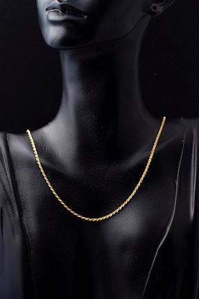 گردنبند طلا زرد زنانه 14 عیار Bilezikci - کد 321166625