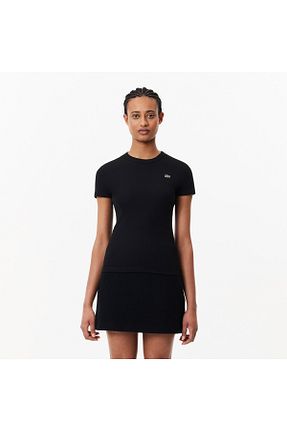 تیشرت مشکی زنانه رگولار Lacoste - کد 826063451
