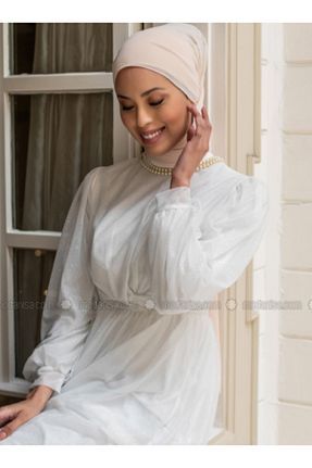 شال بژ زنانه شیفون Differenza - کد 861268798