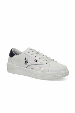 کفش اسنیکر سفید مردانه بند دار U.S. Polo Assn. - کد 861256835