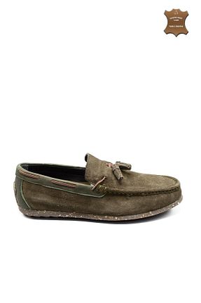 کفش کلاسیک سبز مردانه پاشنه کوتاه (1 - 4 سانتی متر) 7ADIMDAAŞK - کد 855783366