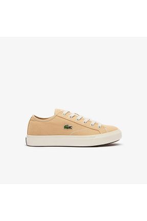 کفش اسنیکر بژ مردانه بند دار Lacoste - کد 831224075