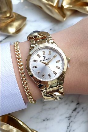 ساعت مچی طلائی زنانه 31-35 میلی متر Daniel Klein - کد 647660572