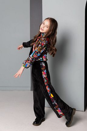 ست کرمکن اسپرت مشکی بچه گانه پنبه ای HAUSEkids - کد 865282056