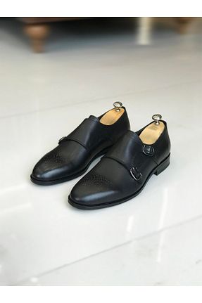 کفش کلاسیک مشکی مردانه پاشنه تخت TerziAdemAltun - کد 664265215