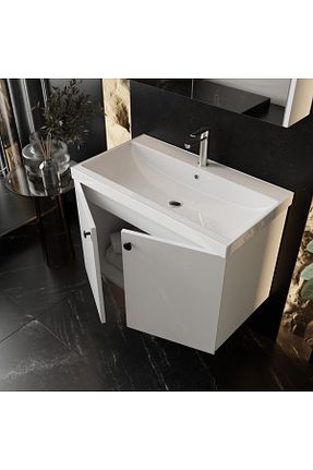 ست کمد حمام سفید KAREN BANYO - کد 860984956