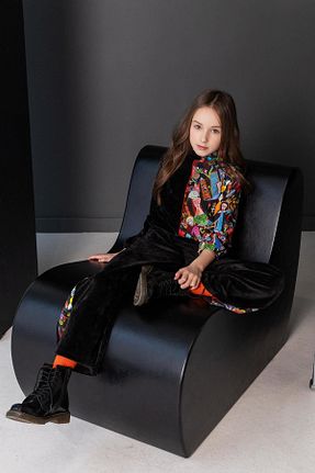 ست کرمکن اسپرت مشکی بچه گانه پنبه ای HAUSEkids - کد 865282056