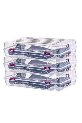نظم دهنده کفش نارنجی پلاستیک Pazarika - کد 861275869