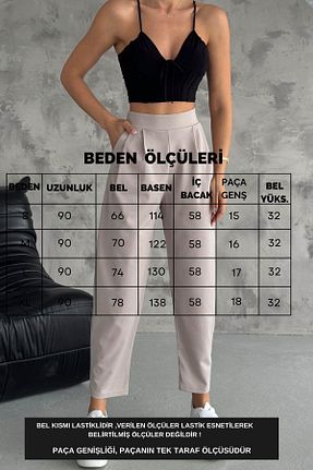 شلوار طوسی زنانه پارچه İstangül Butik - کد 829071141