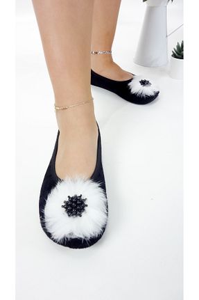 پاندوف سفید زنانه پارچه ای CEYDA SHOES - کد 861289325