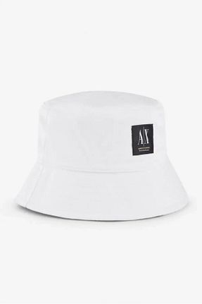 کلاه سفید زنانه پنبه ای Armani Exchange - کد 860247922