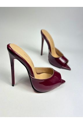 دمپائی بنفش زنانه چرم خالص HAYYSHOES - کد 861330936