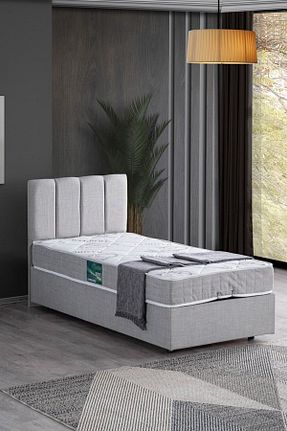 تختخواب جک دار طوسی تکنفره Setay - کد 262584984